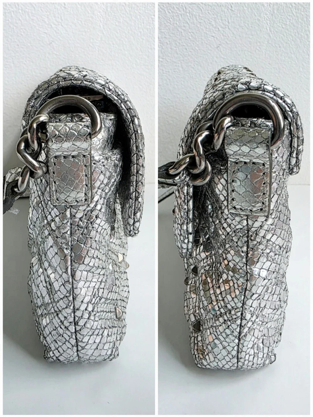 Marc Jacobs Silver Studded Crossbody